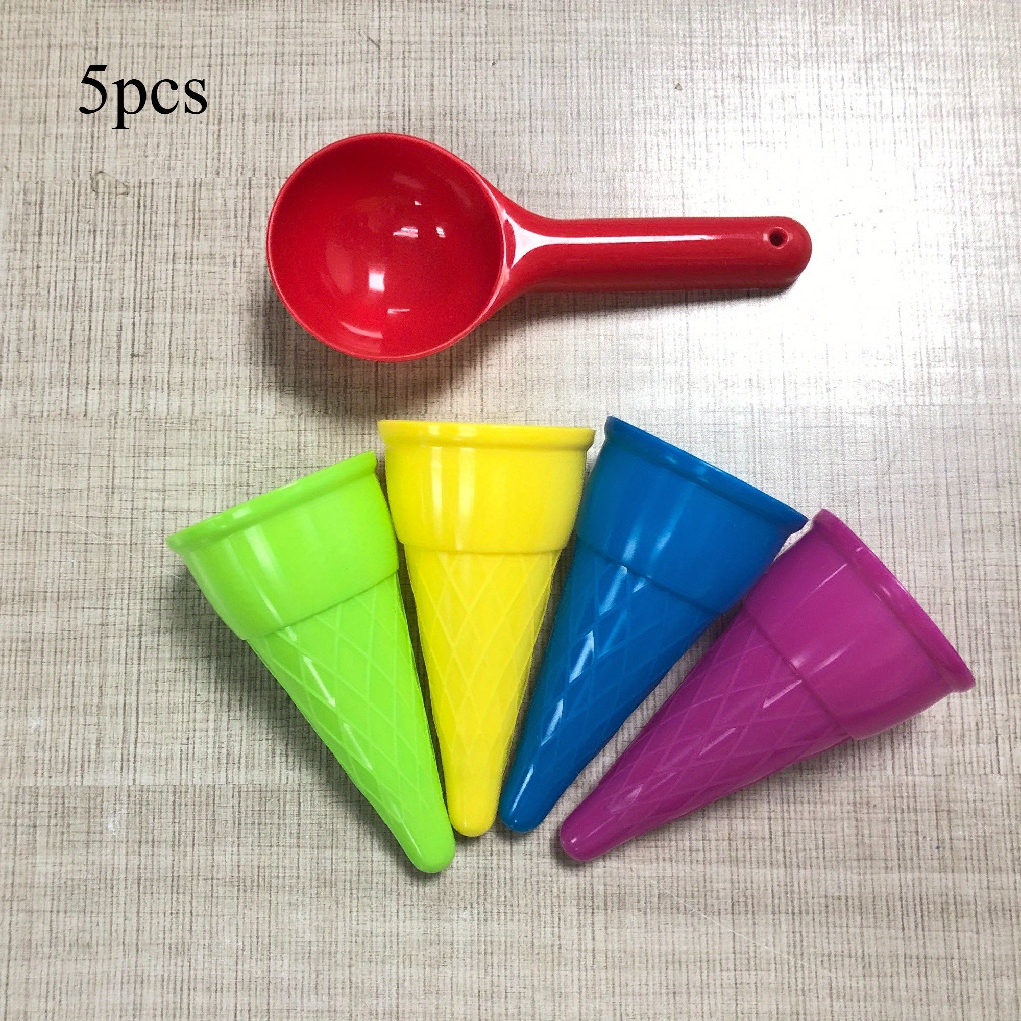 Ice Cream Cone Sand Molds - Set of 10