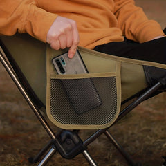 Outdoor Moon Chair High Back Camp Folding Chairs Aluminum Portable Camping Chair