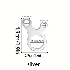 5pcs 3 Hole Wind Rope Cord Adjuster Buckle Outdoor Tent Accessories