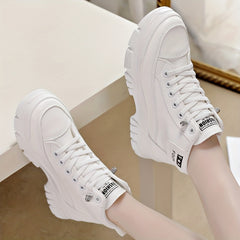 Women's Solid Tube Sneakers Comfortable Shockproof Sport Shoes