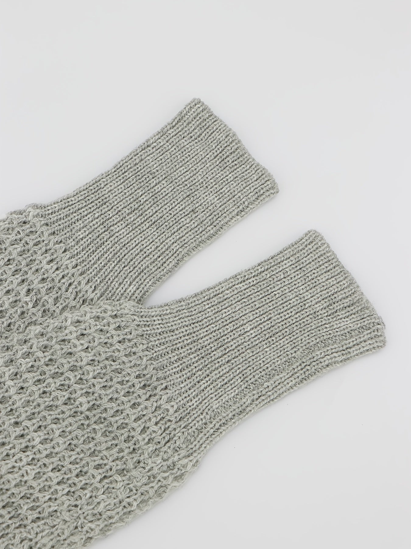 Casual Sweater Solid Long Sleeve Surplice Neck Knot Wrap