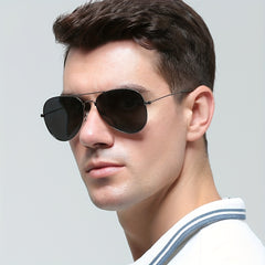 Classic Golden Vintage Pilot Men's Sunglasses