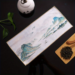 Absorbent Chinese Tea Napkin Table Mat Decorative Tea Towel