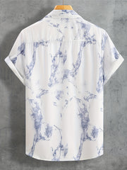 Abstract Pattern Casual Short Sleeve Shirt Men's Hawaiian Shirt