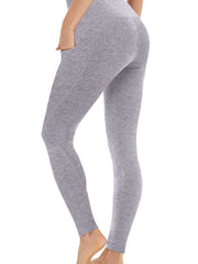 High Waist Seamless Sports Leggings Butt Lifting Elastic Running Tight Pants