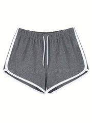 5pcs Women's Drawstring Yoga Shorts Comfortable and Breathable Activewear