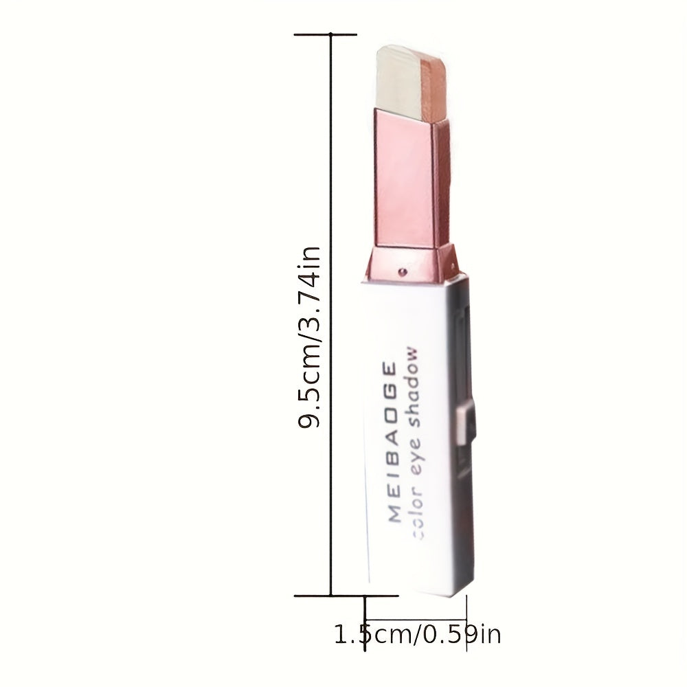 Gradient Shimmer Eyeshadow Stick Waterproof Double Colour Eye Shadow Makeup Pen