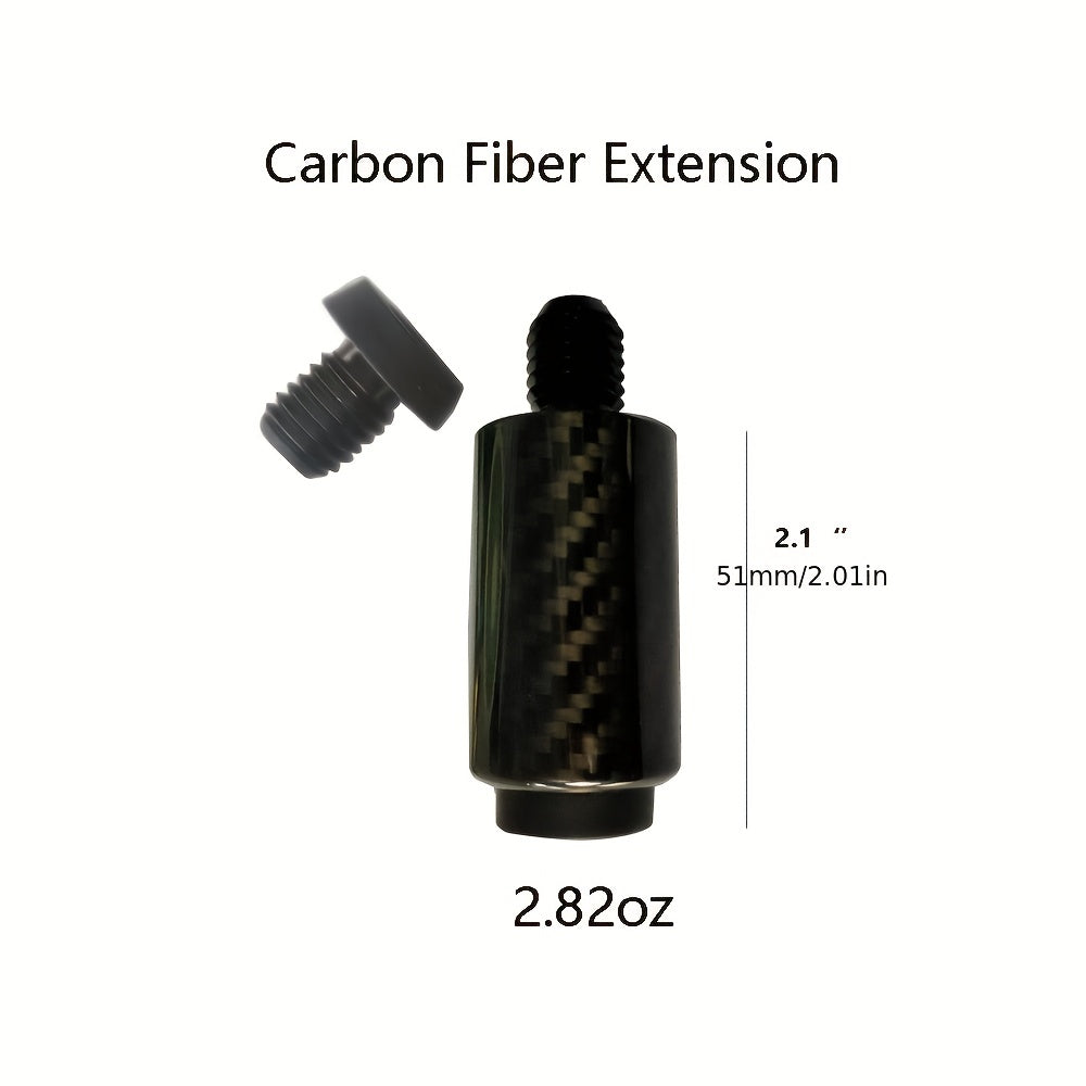 Carbon Fiber Extension Cue for 51mm & 180mm Pool Cues