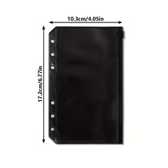 Set of 5 A6 Loose Leaf Storage Bags 17x10x29cm
