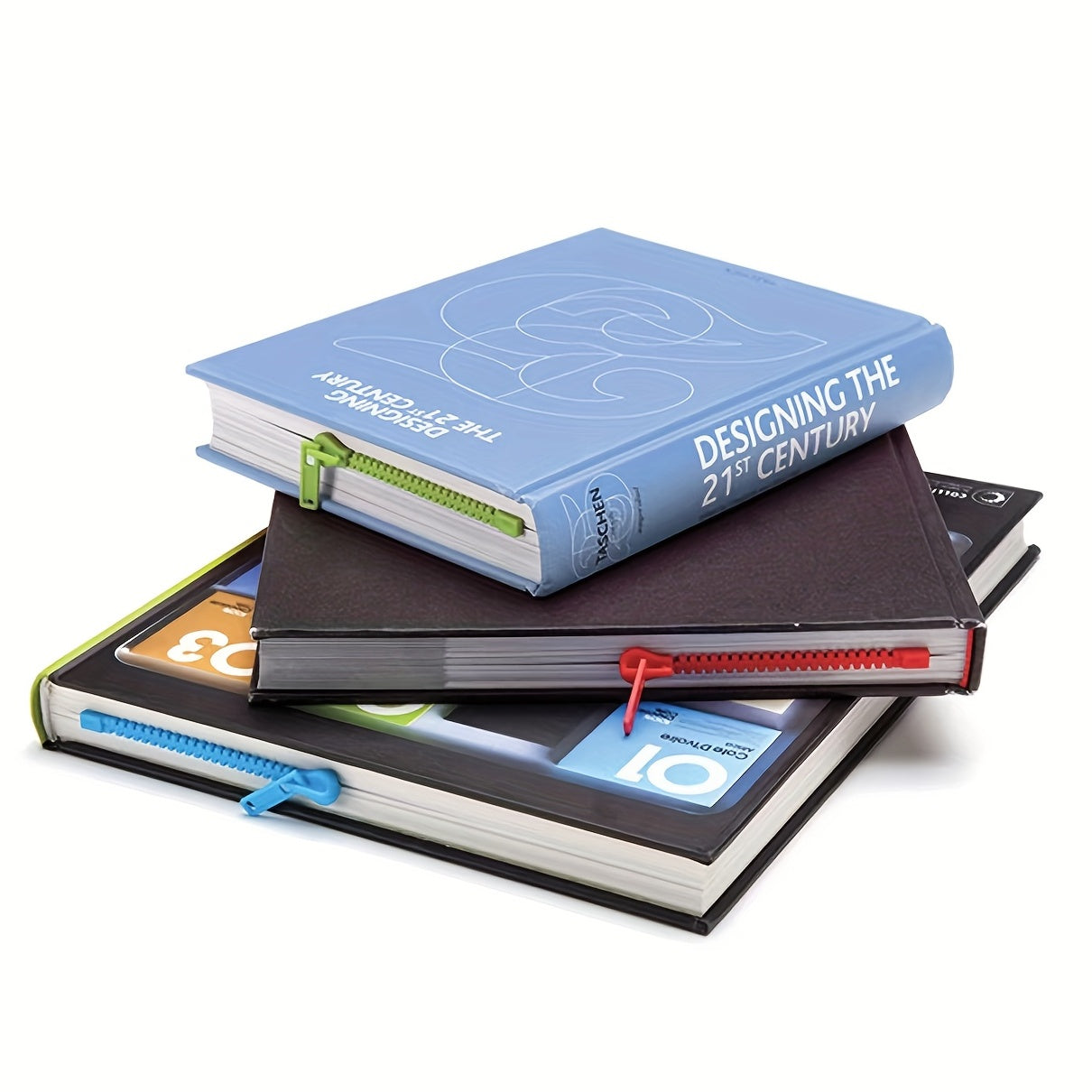 Creative Zipper Bookmark Reading Memo Notepad Marking Student