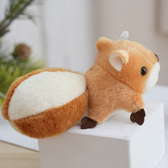 Set of 4 Cute Squirrel Stuffed Toys