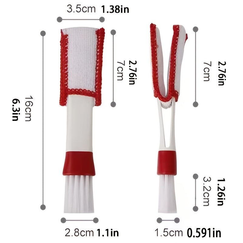 Car Detailing Brush Air Vent Cleaning Dust Remover Duster Car Interior Tool