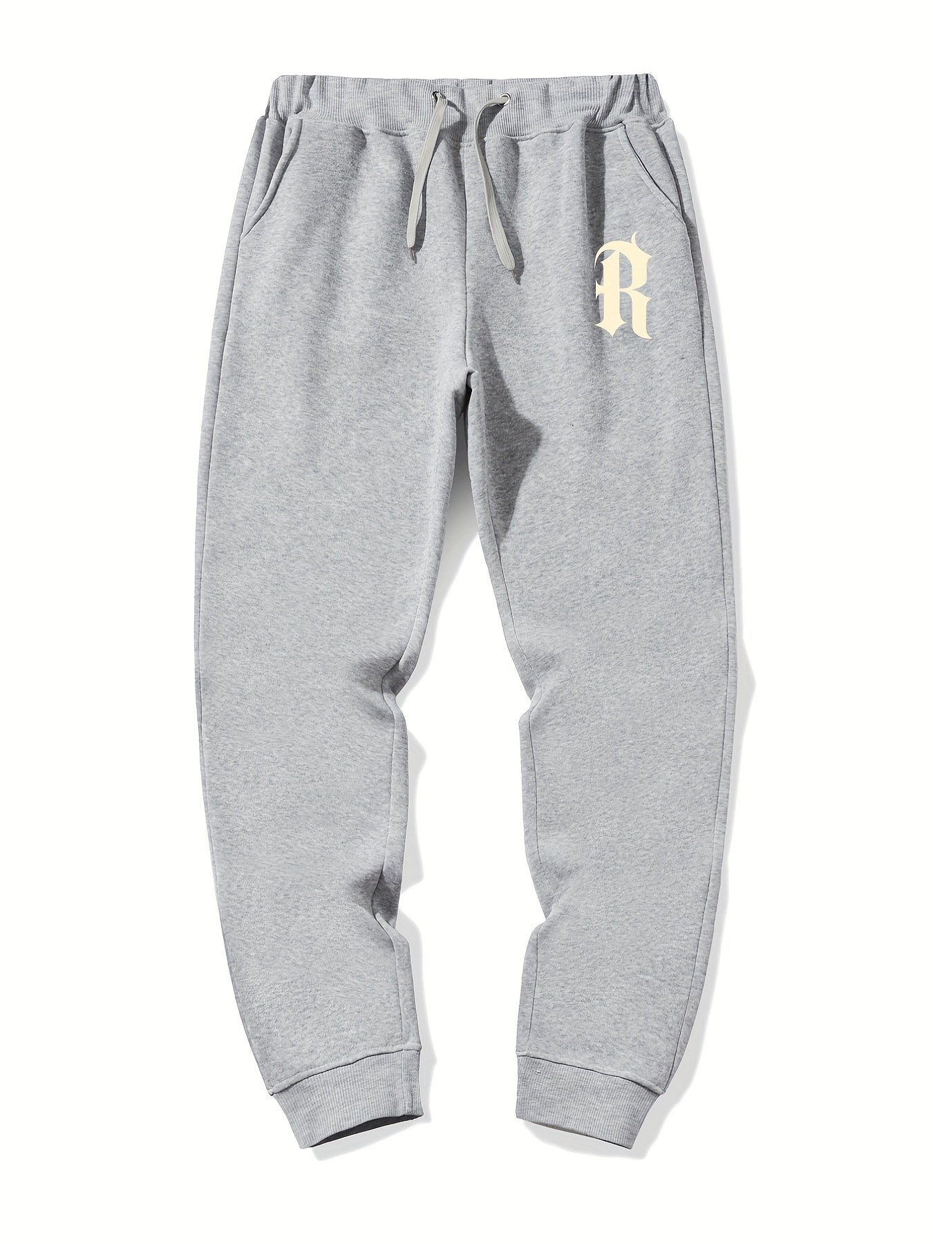 Men's Drawstring Sweatpants Loose Casual Comfy Jogger Pants