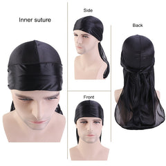 Explosive Style Silk Turban Hat For Men And Women