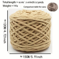 3pcs Ice Strip Wool Crochet Thread Soft Yarn for DIY