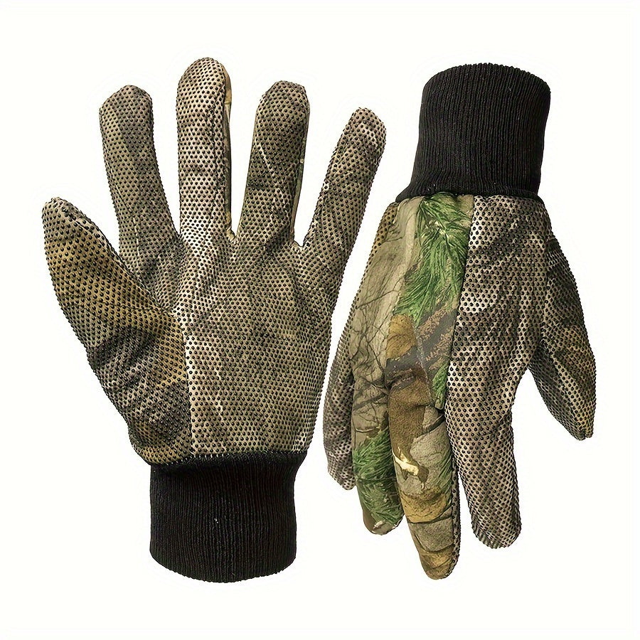 Comfortable Camo Shooting Gloves