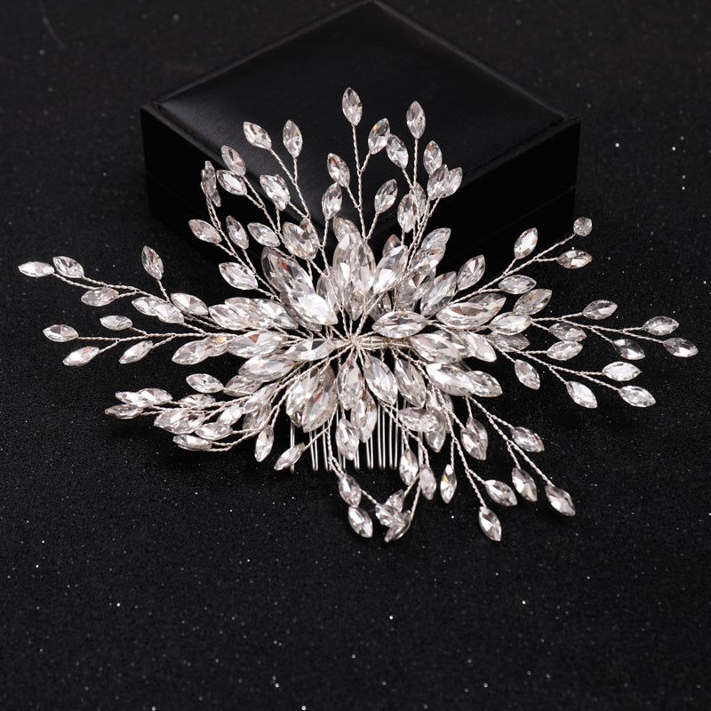 Rhinestone Wedding Bridal Hair Comb Clip for Women