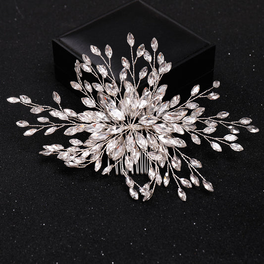 Rhinestone Wedding Bridal Hair Comb Clip for Women