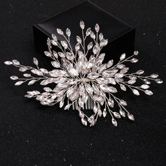 Rhinestone Wedding Bridal Hair Comb Clip for Women