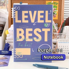 Thickened Loose Leaf Notebook, Purple