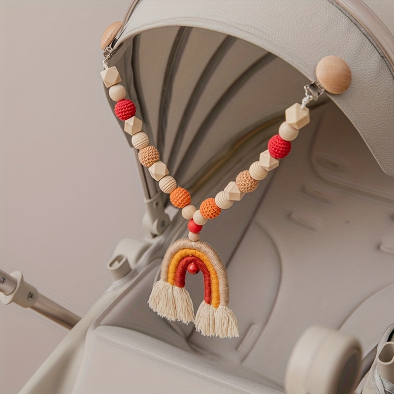 Cute Wind Chime Key Chain & Car Seat Toys for Baby Strollers