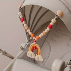 Cute Wind Chime Key Chain & Car Seat Toys for Baby Strollers