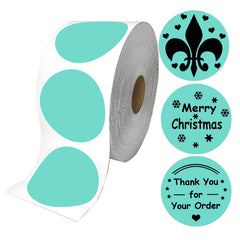 500pcs Green Thermal Labels Stickers 5.08x5.08cm - Coding Address Name Tag