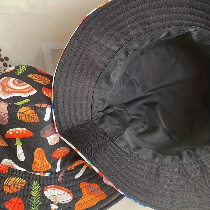 Hip hop Mushroom Graffiti Fisherman Hat