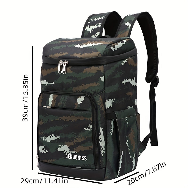 22L Waterproof Insulated Shoulder Bag for Camping and Hiking