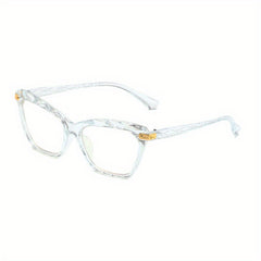 Cat Eye Anti Light Glasses For Women Men Students Jelly Frame