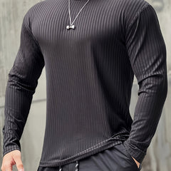 Men's Compression Long Sleeve T-shirt for Fitness Training