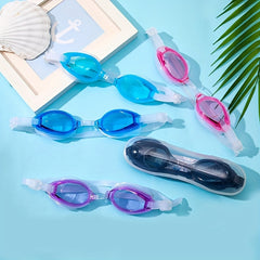 Silicone Diving Goggles for Adults and Children Anti-fog Waterproof Swimming