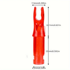 1pc Carbon Arrow Nock 0.244in ID Shaft Archery Accessory