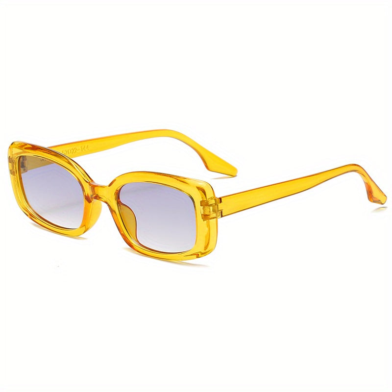 Y2K Rectangle Sunglasses UV400 Anti Glare for Men Women