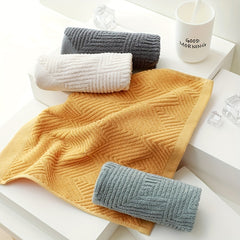 3pc Cotton Towel Set Soft & Absorbent Bathroom Towels