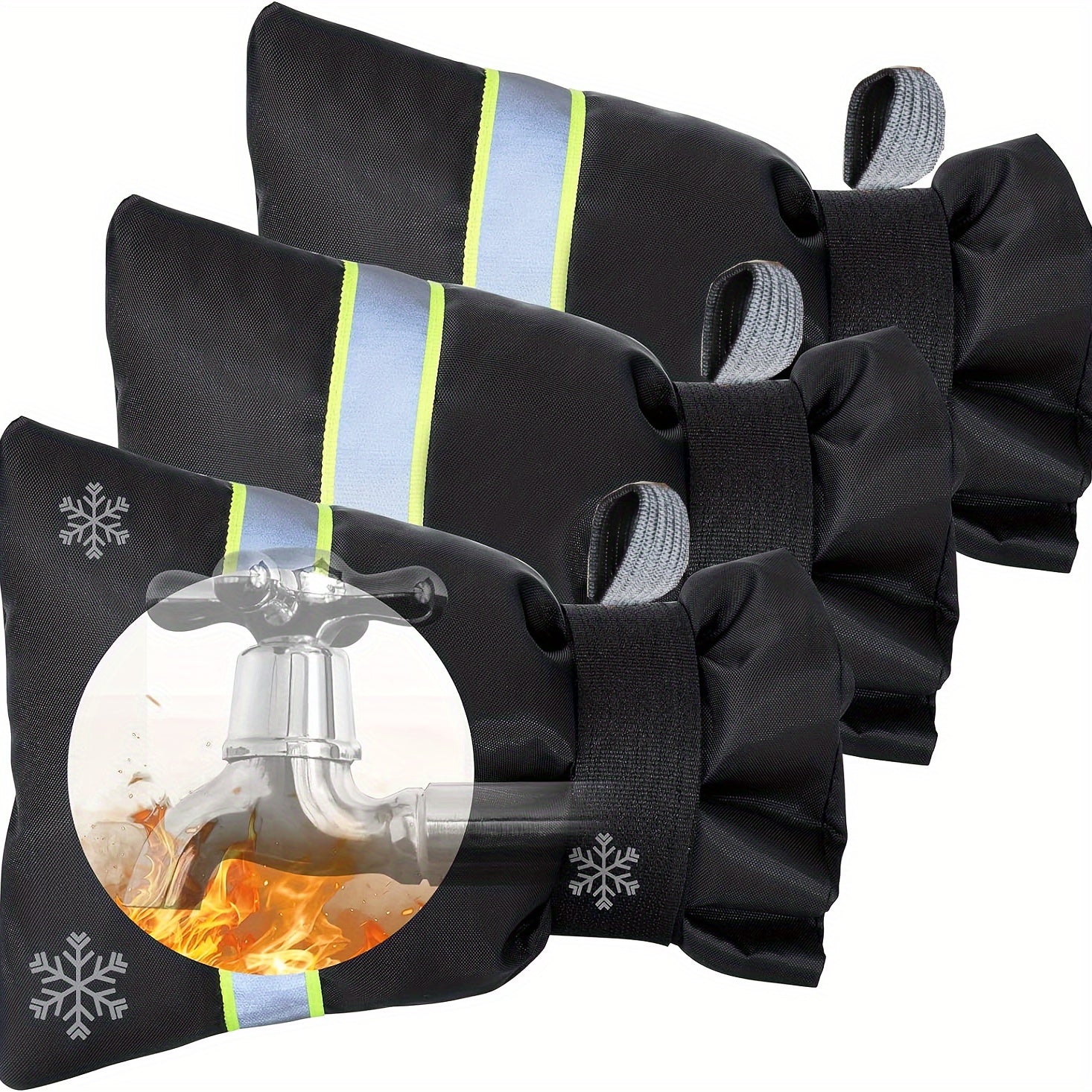 Winter Antifreeze Faucet Cover With Reflective Strip