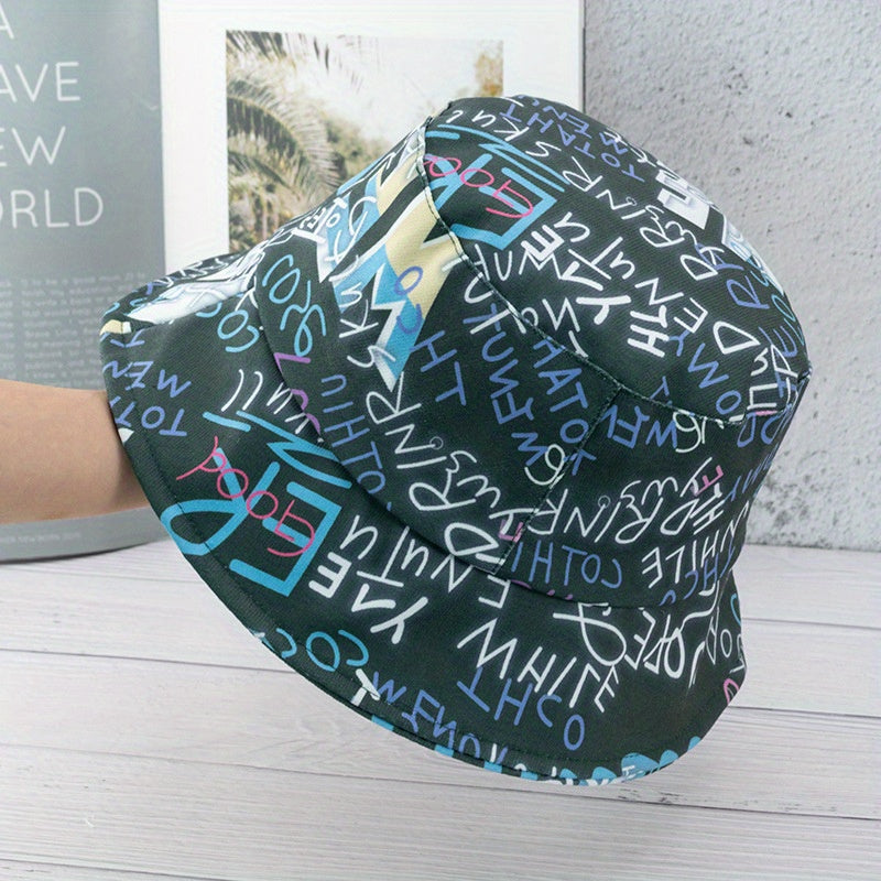 Harajuku Fisherman Hat Graffiti Version Summer Sunshade Hat