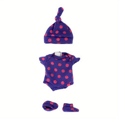 Cuddly Mini Reborn Doll Clothes Sets for Youngsters Dolls High Outfits