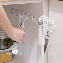 Retractable Storage Hanging Rack Kitchen Wall Mounted