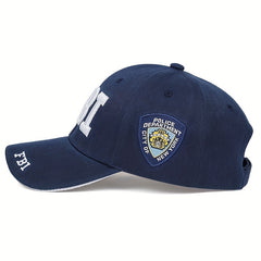 Men's Embroidered Camo Baseball Cap for Outdoor Activities