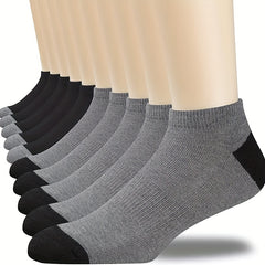 Men's Sport Ankle Socks Sweat-absorbing Breathable for Basketball