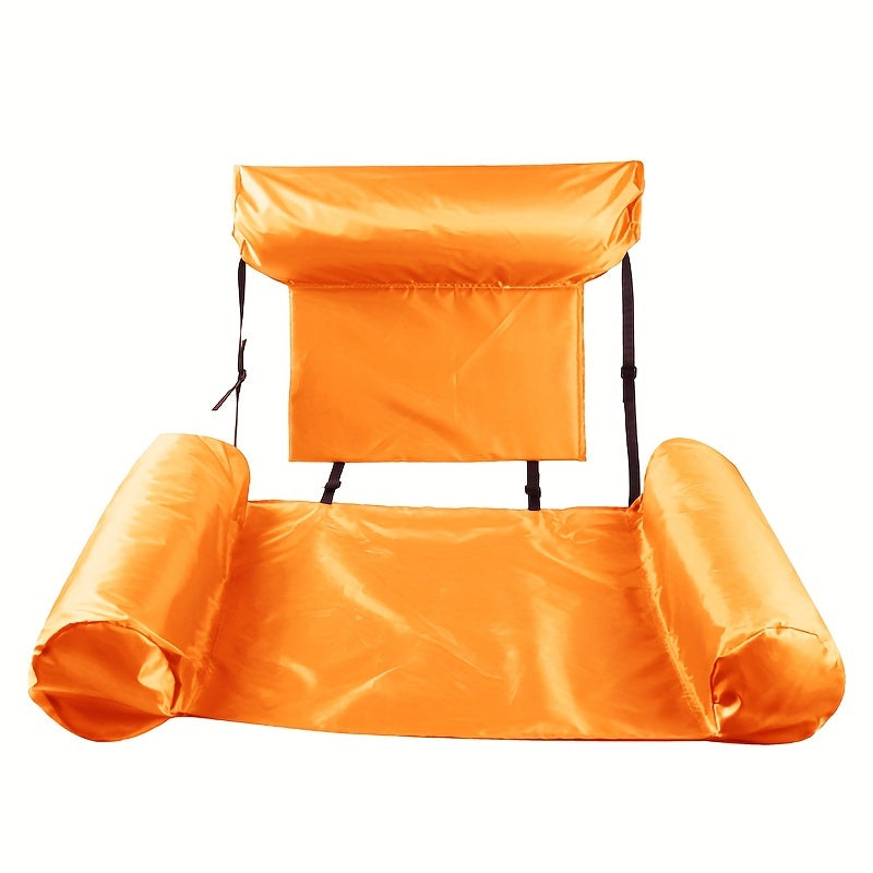Inflatable Floating Lounger Chair for Pool and Beach