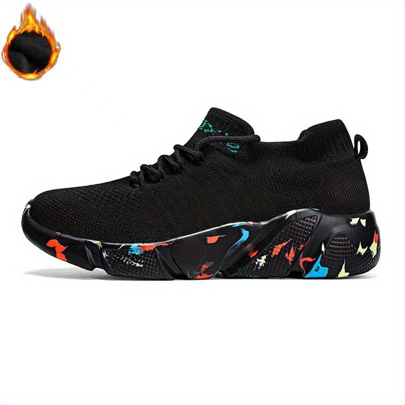 Men's Lace up Athletic Shoes Shock absorbing Breathable Running Basketball