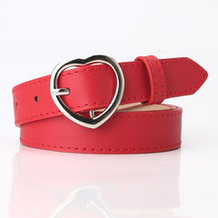 Girls Y2K Heart Buckle Belt for Music