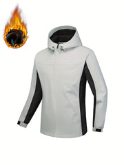 Hooded Waterproof Windproof Ski Coat - Boy's Outdoor Clothing