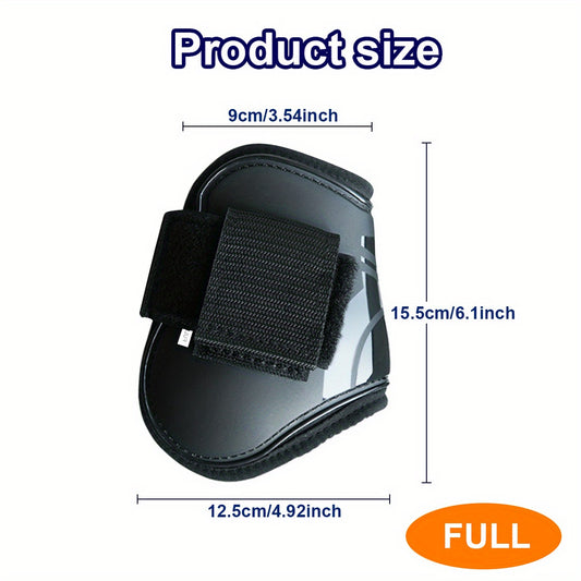 2 Pairs Durable Horse Leg and Hoof Protectors for Jumping