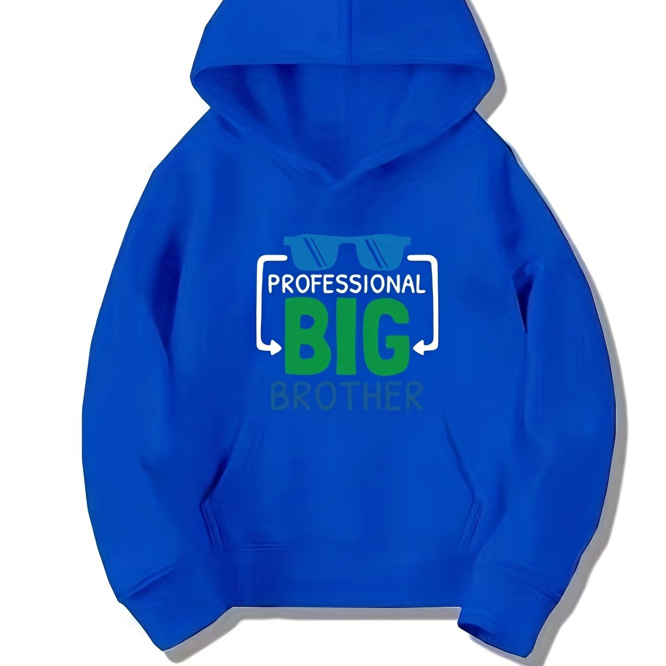 PROFESSIONAL BIG BROTHER Letter Print Boys Casual Pullover