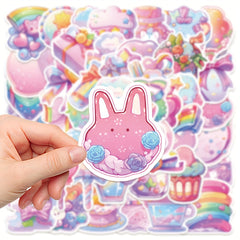 50pcs Fresh Candy Small Item Series Stickers for Phone Laptop Helmet Skateboard
