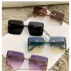 Square Sunglasses Casual Gradient Glasses UV400