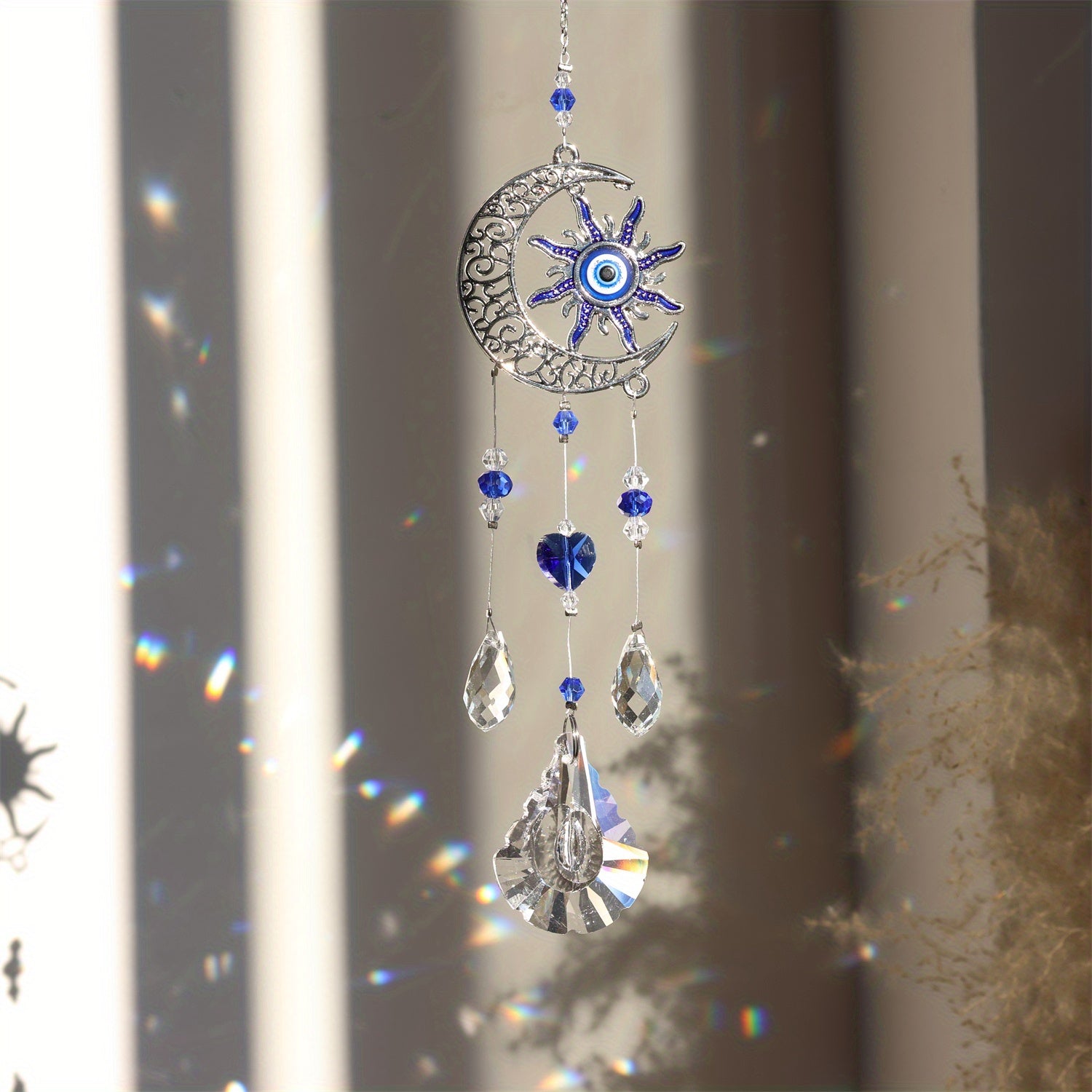 Rainbow Maker Tree Of Life Glass Prism Suncatcher Window Pendant Decor